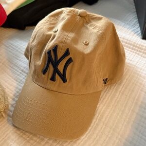 47 Brand Tan and Navy Hat